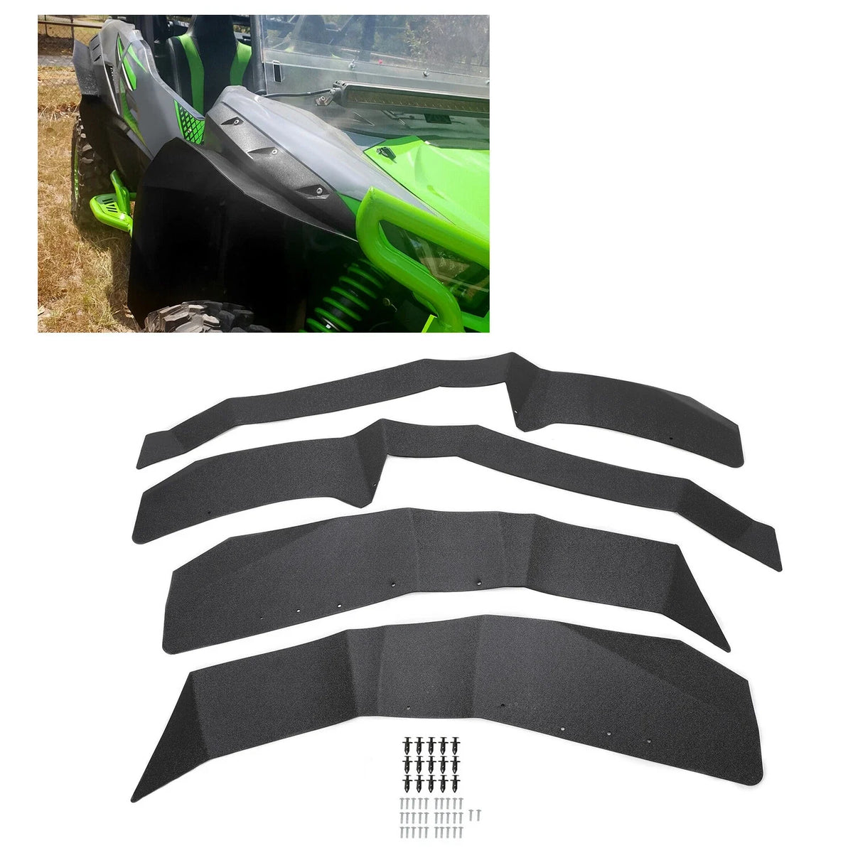 Wide Fender Flares for Kawasaki Teryx KRX 1000 (2020–2025)