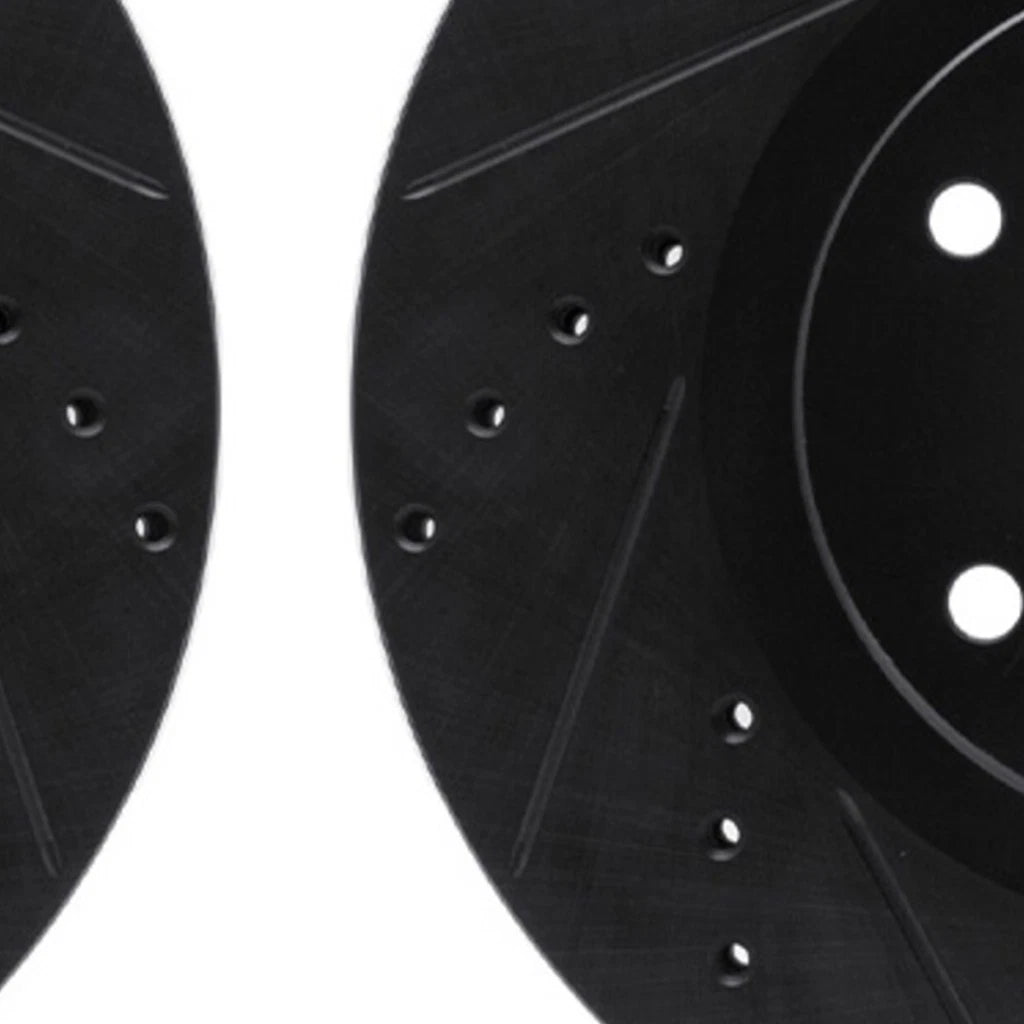 Rotor Set for Nissan Murano (2009–2014) ALX-PAU-DF-8002-67001-CLA5, Drilled & Slotted