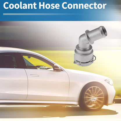Engine Coolant Hose Connector for Audi A4 (2013–2014) Aluminum Alloy 1J0122291D