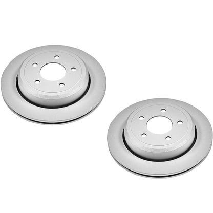 Set of 2 Powerstop Brake Discs Rear for Ford Mercury Crown Victoria (2003–2011)