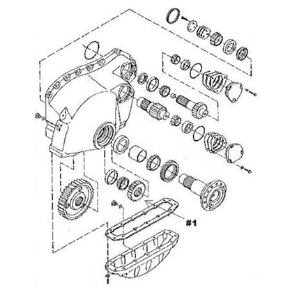 T105460 Final Drive Idler Pinion for John Deere 550G, 650G (12 Teeth)