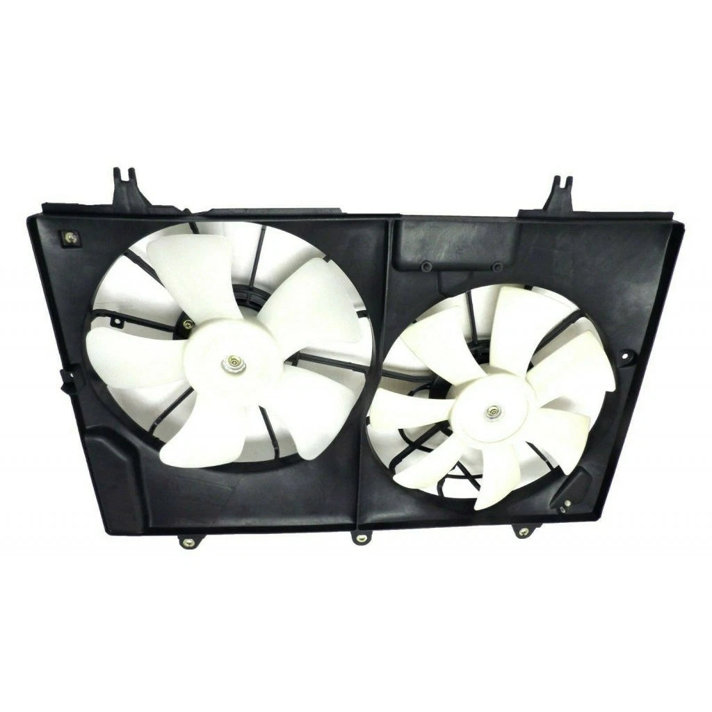 Dual A/C Condenser Fan Assembly for Cadillac CTS (2004–2007) MLX-SHE674-410-CL360A50, GM3120106