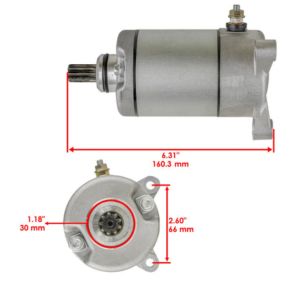 Starter for Polaris Ranger 2X4 (2001–2004) AB201718645AD, 3084981, 3090188