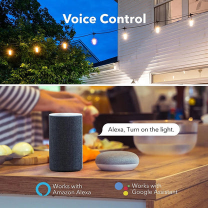6-Outlet Waterproof WiFi Smart Plug for Outdoor Use