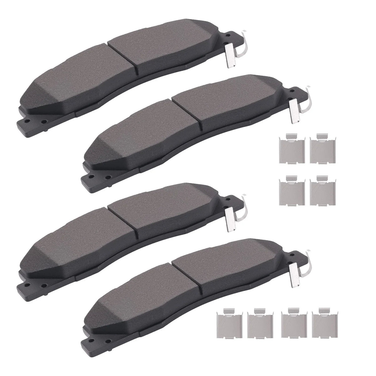 Front Disc Brake Pads Kit for Ram 1500 (2012), Ram 2500/3500 (2011–2018) P1399 D1399