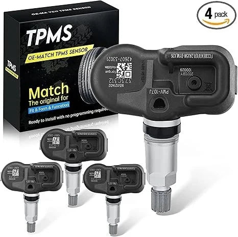 TPMS Tire Pressure Sensor Set of 4 for Toyota Camry (1992–2001) 42607-33021