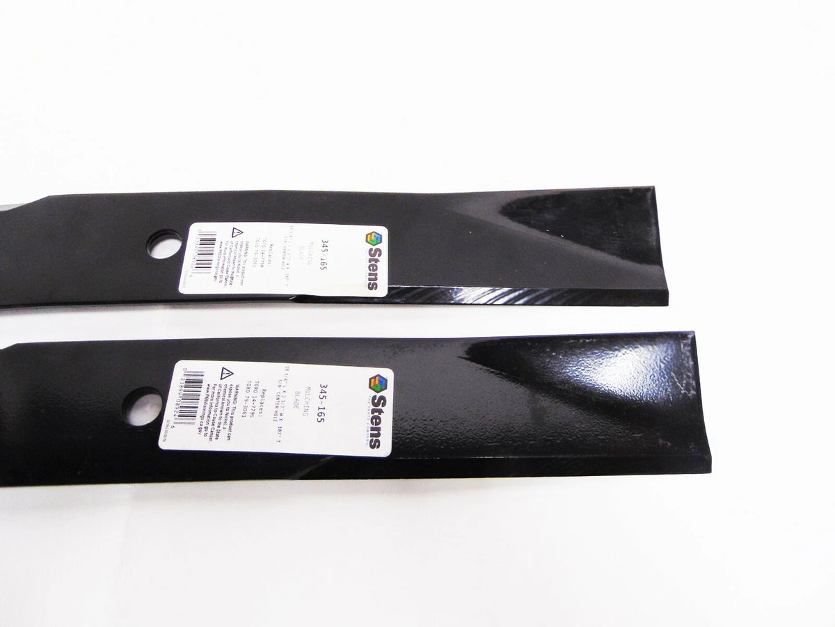 Set of 2 Mulching Blades for Lawn Mower (No Part Numbers Supplied)