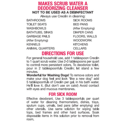 Creolin Deodorizing Multi-Purpose Cleanser for Automotive Use (8 Fl Oz)