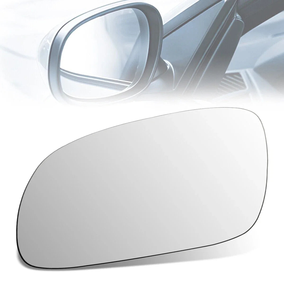 Side View Door Mirror Glass for Hyundai Accent (1995–1999) - Flat Lens, Left