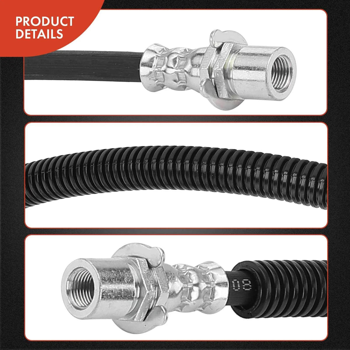 2X Rear Inner Brake Hydraulic Hose for Ford F-150 (2009–2010)