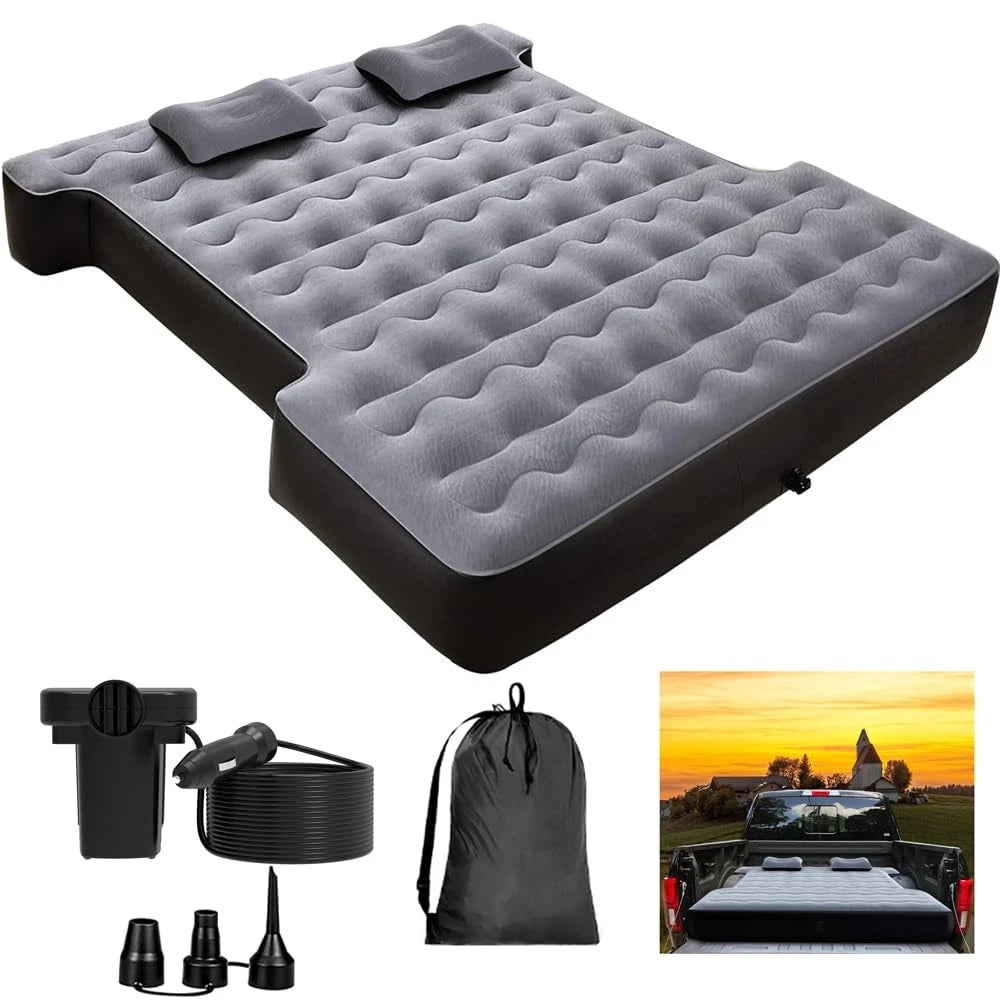 Inflatable Full-Size Short Truck Bed Air Mattress for Truck (2010–2023)