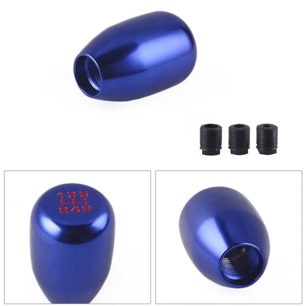 5 Speed Short Gear Shift Knob for JDM Manual Cars (Aluminum)