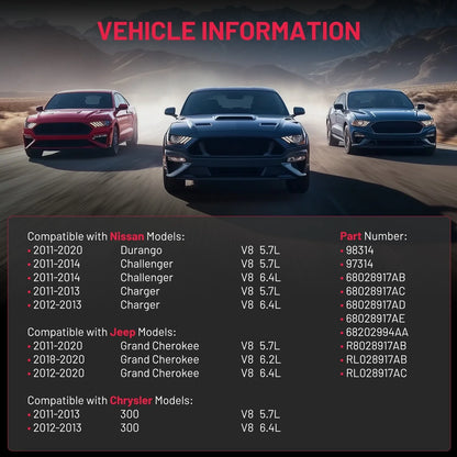 A/C Compressor w/ Clutch & Pulley for Dodge Charger (2011–2013) 5.7L 6.4L