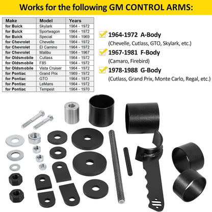Control Arm Bushing Tool for RideTech GM (1964–1988) 85000009
