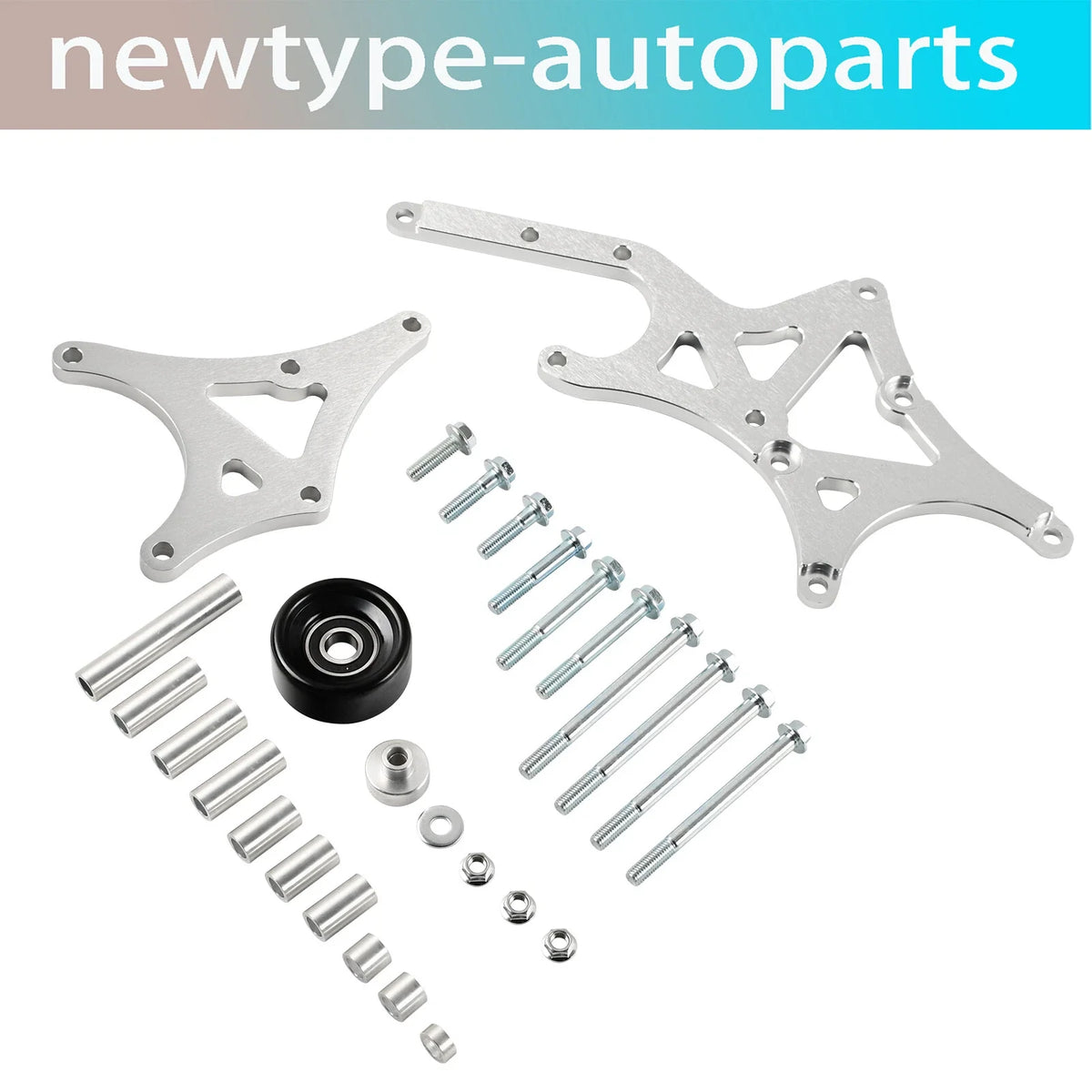 Alternator Power Steering Pump Bracket Kit for GM Truck Chevy LS (1999–2014)