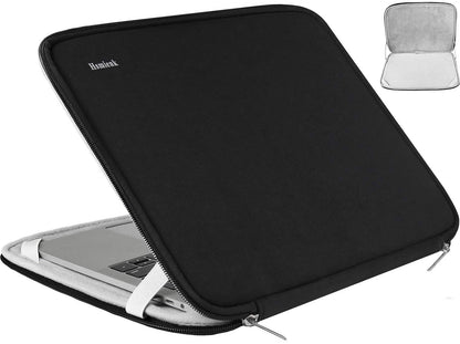 15.6 Inch Laptop Sleeve - Durable Shockproof Protective Cover Black