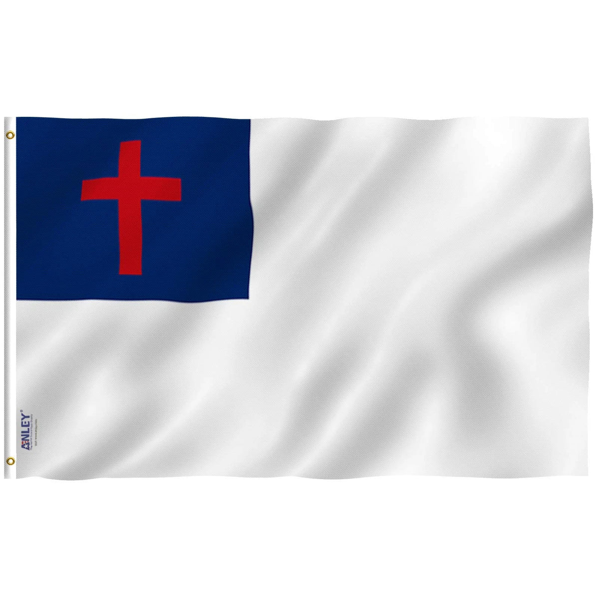 Christian Flag 3x5 Outdoor Polyester with Brass Grommets