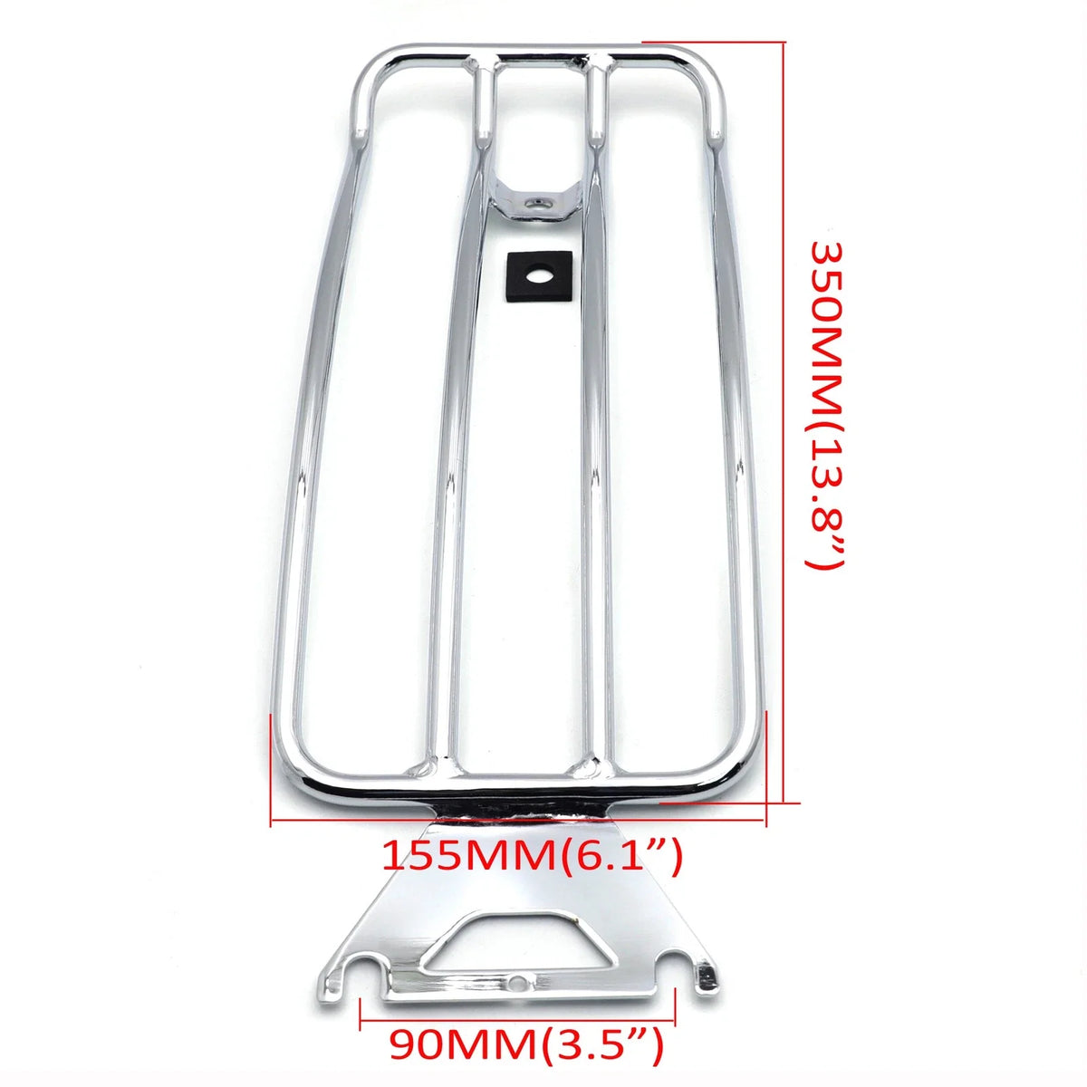 Chrome Luggage Rack for Harley Softail FXST (1998–1998) & Fatboy FLSTF (2005)