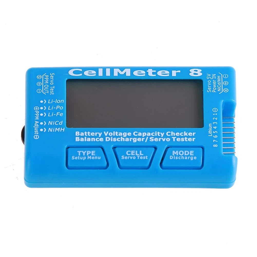 RC CellMeter 8 Digital Battery Capacity Checker for (1S-8S)