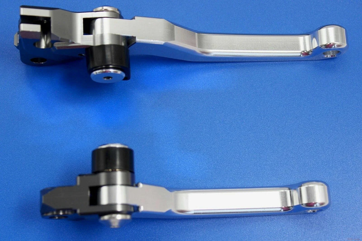 Pair of Silver CNC Brake Clutch Levers for Yamaha YZ80/85 (2015)