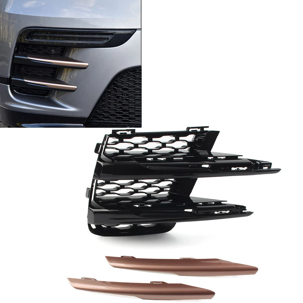 Front Bumper Fog Lamp Grille Cover for Land Rover Range Rover Velar (2018–2021) LR093470