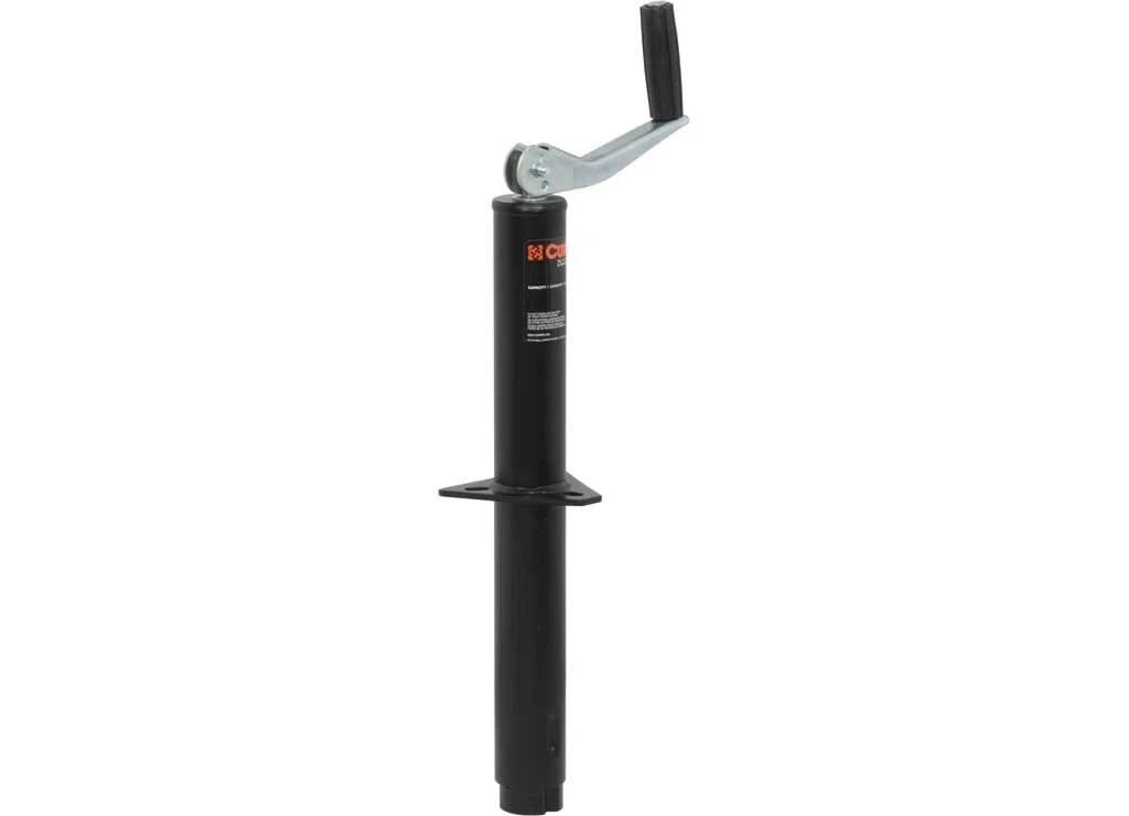 Curt A-Frame Jack 5000# Top Wind 14" Travel Black Handle for Trailer (28250)