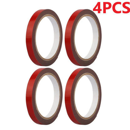 Set of 4 Double Sided Acrylic Foam Tape for Car Mounting 3M x 10mm 10ft