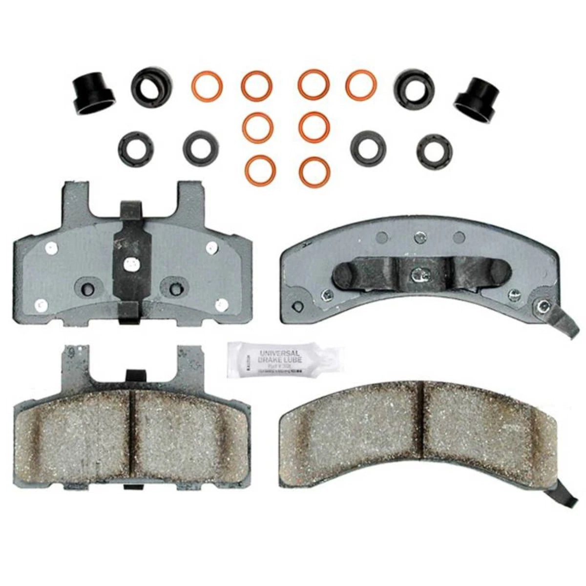2X Brake Pad Set for Chevrolet C2500 K2500 C1500 K1500 (1998–2002) 17D369CHF1