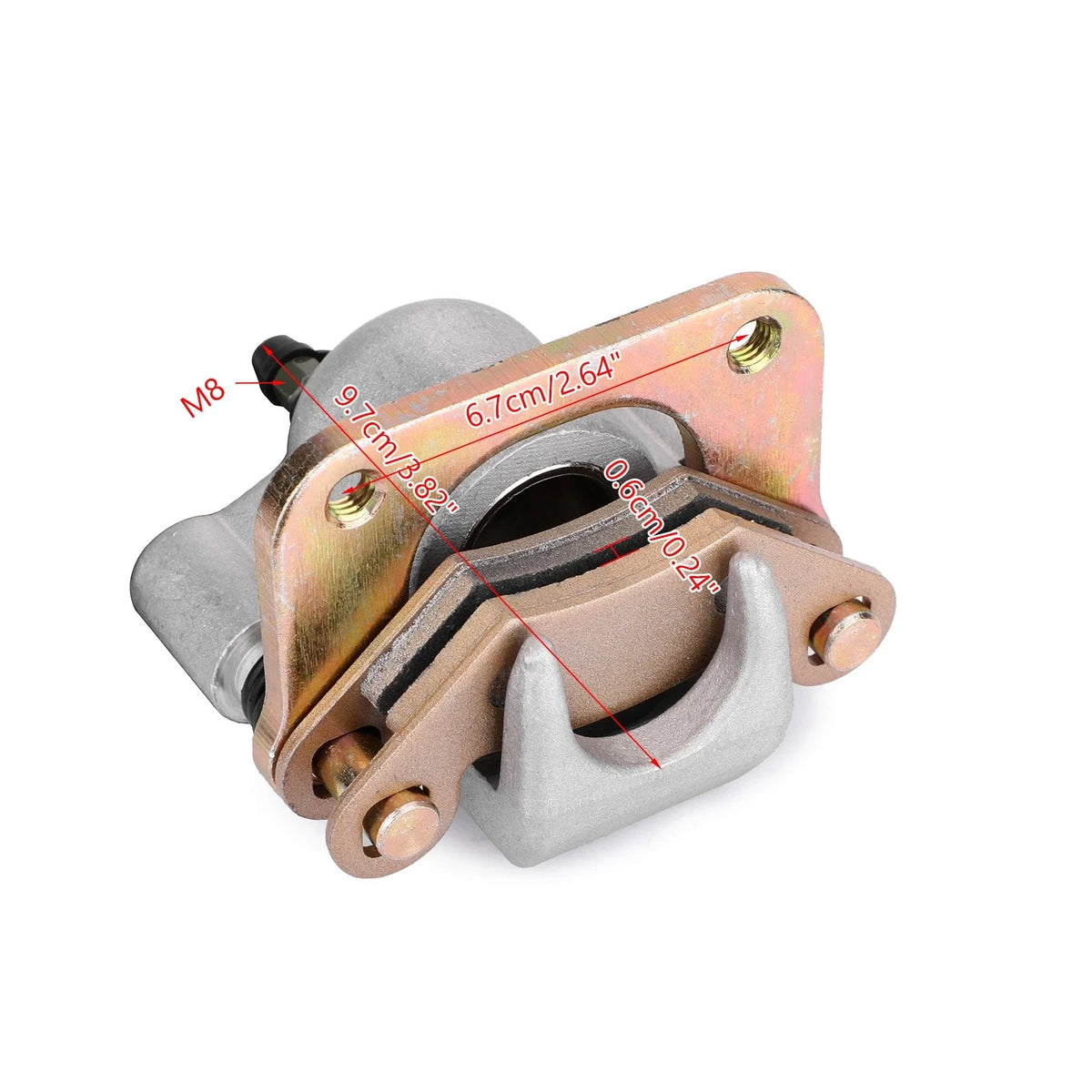 Rear Brake Caliper Assembly 1911545 for Sportsman X2 700 800 EFI RZR S 800 (2007–2014)