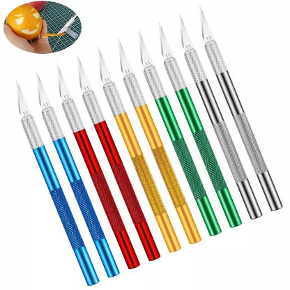 10pcs Hobby Razor Knife Set for Craft Cutting