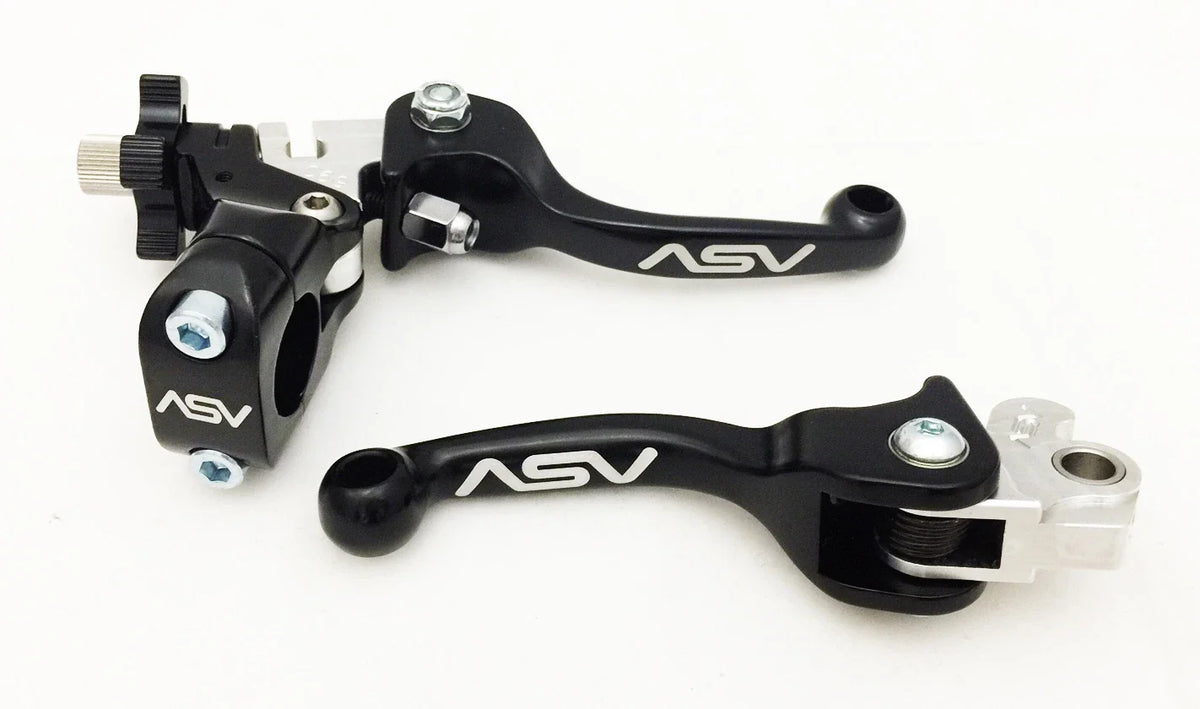 Pair of ASV F3 Shorty Front Brake Clutch Perch Levers for CR 80R CR 85R (1992–2007)