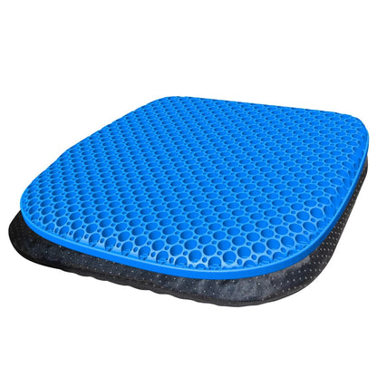 Large Gel Seat Cushion for Long Sitting with Non-Slip Cover