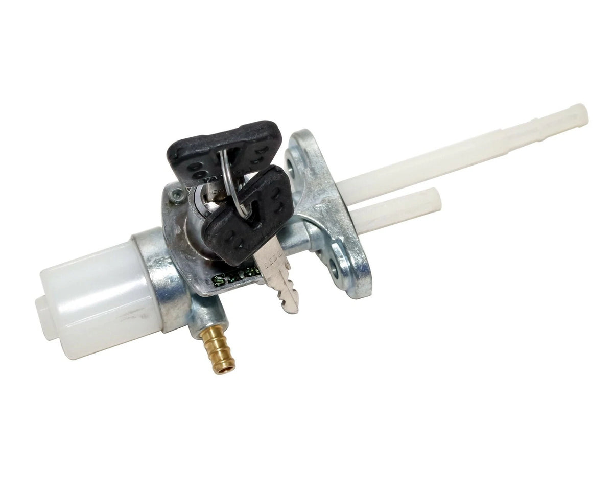 Lockable Gas Fuel Tap Petcock with 2 Keys for Bajaj Pulsar Boxer