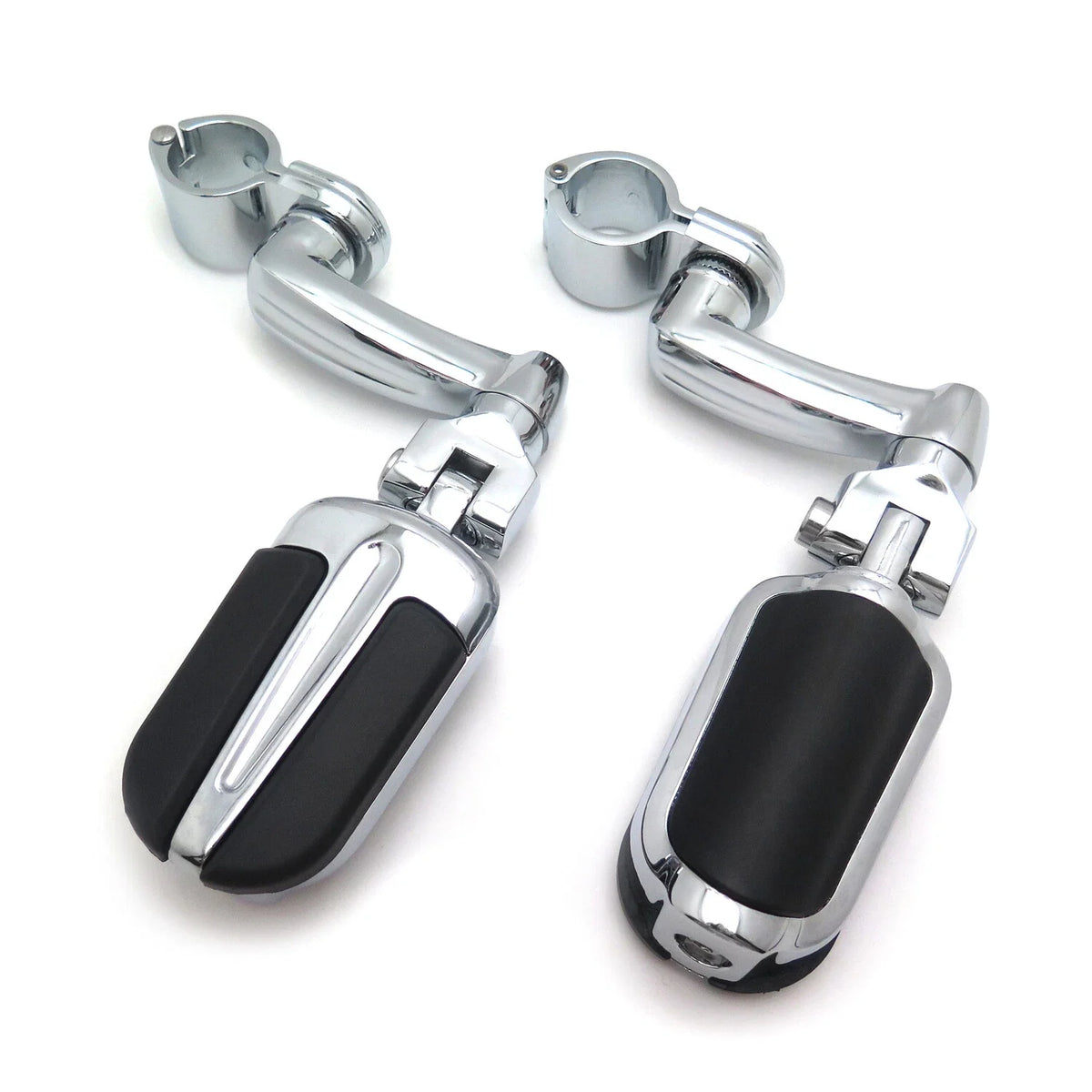 1-1/4" Chrome Slipstream Footpegs for Yamaha Road Star Warrior (2002–2009)