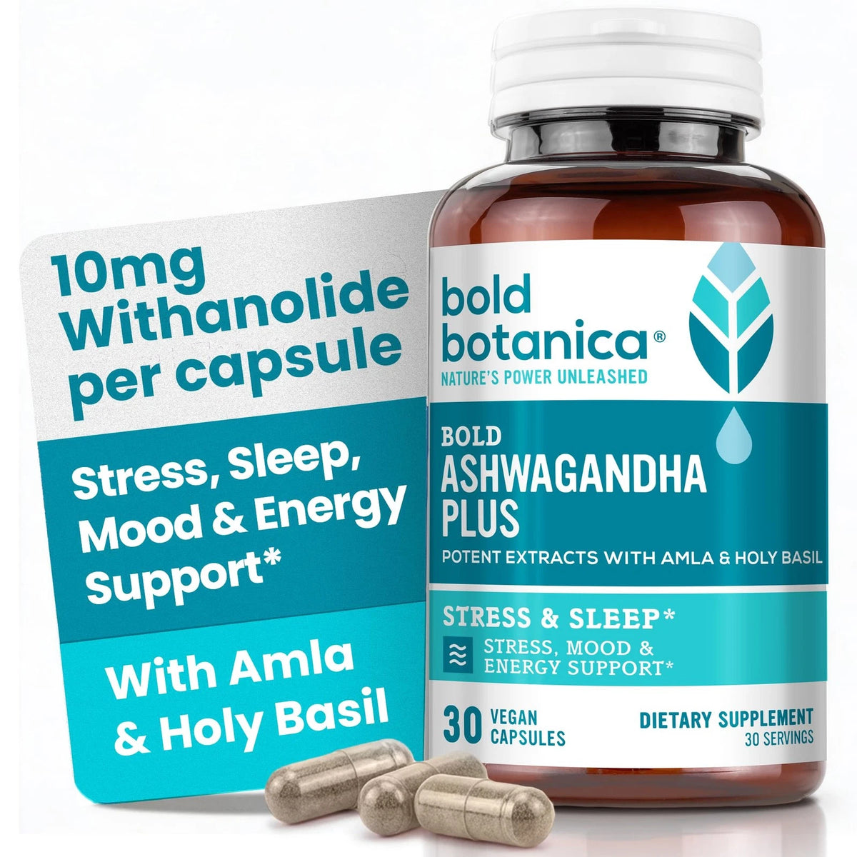 Ashwagandha Plus Supplement for Health (30 Count)