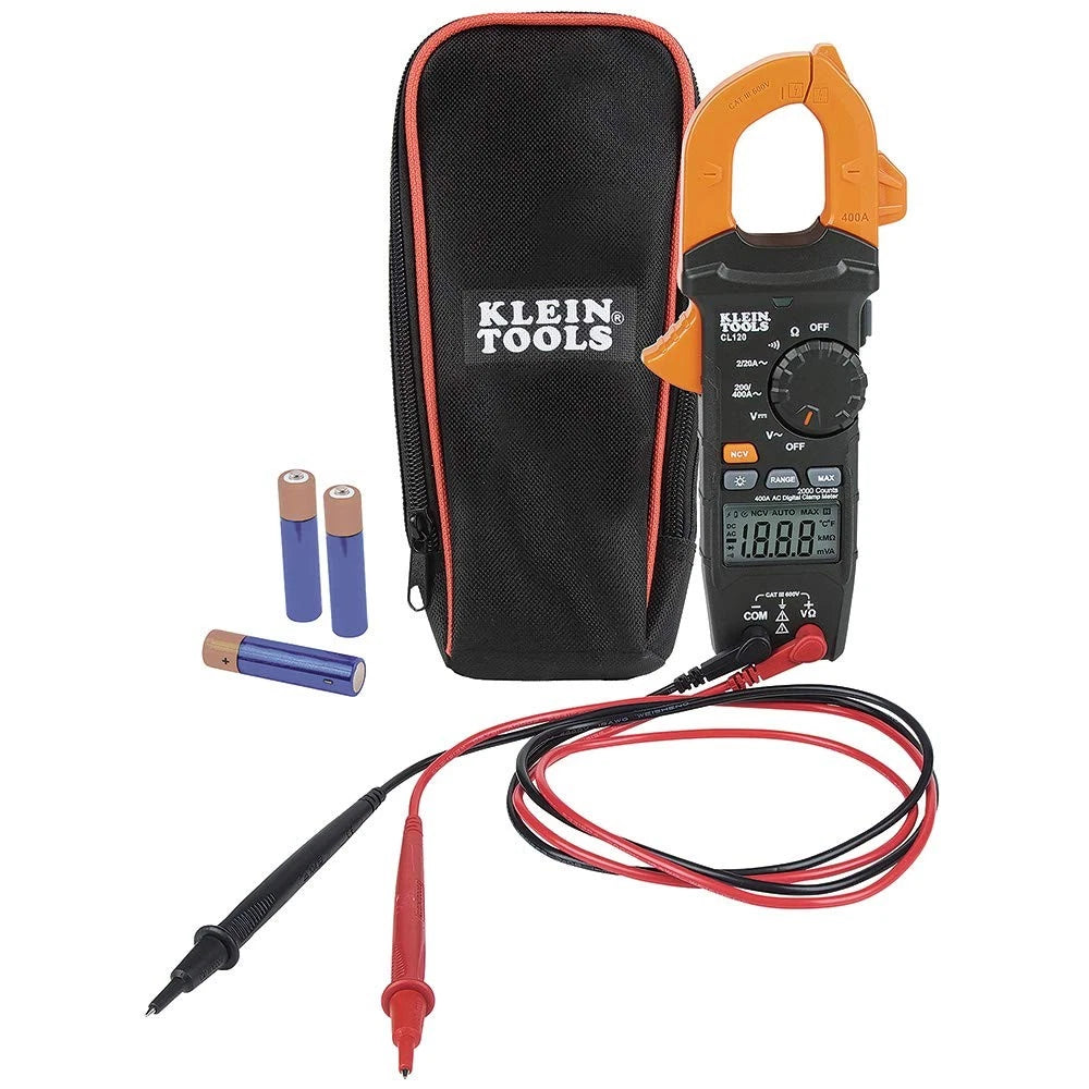 Digital Clamp Meter for Klein Tools CL120 (Auto-Ranging 400)