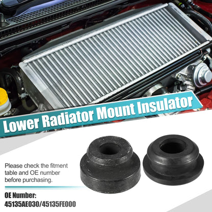Set of 4 Radiator Mount Cushion Rubber Bush for Subaru 