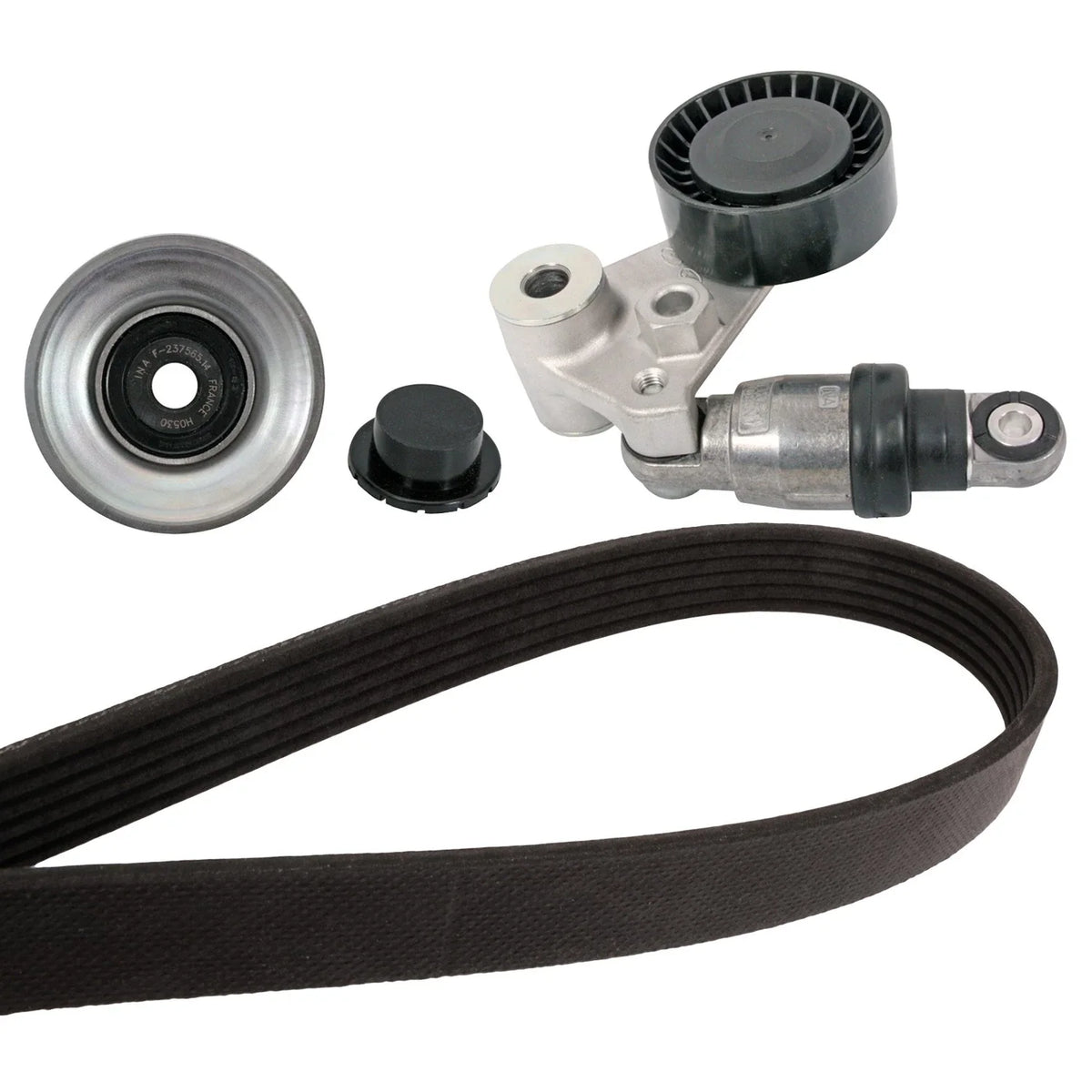 Drive Belt Idler Pulley Tensioner Kit for Hyundai Santa Fe Sonata (2001–2010)