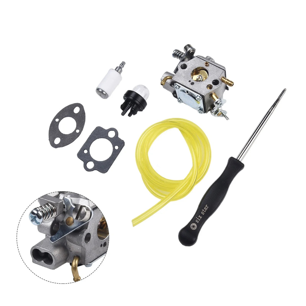 Carburetor Kit for 525L 525LS 525LST 525ES 325HE3 325HE4 525RXT (No Size)
