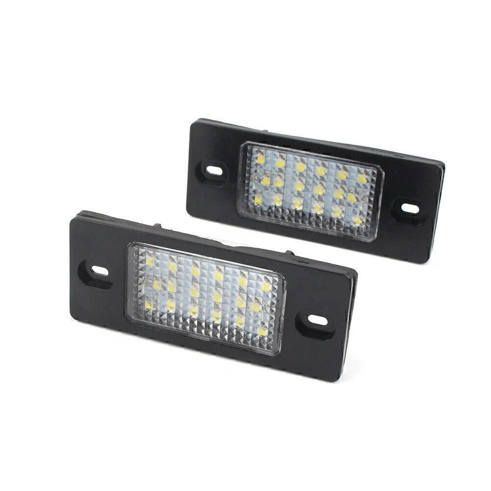18-SMD LED License Plate Lamp for VW Touareg (2003–2010), Tiguan (2009–2015), Golf 5