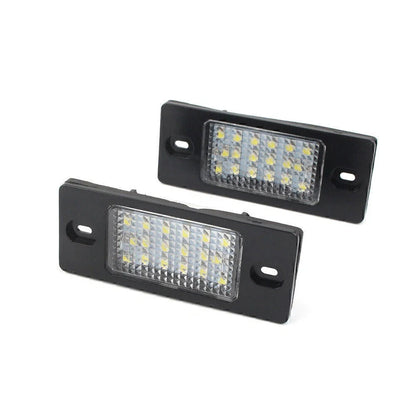 18-SMD LED License Plate Lamp for VW Touareg (2003–2010), Tiguan (2009–2015), Golf 5