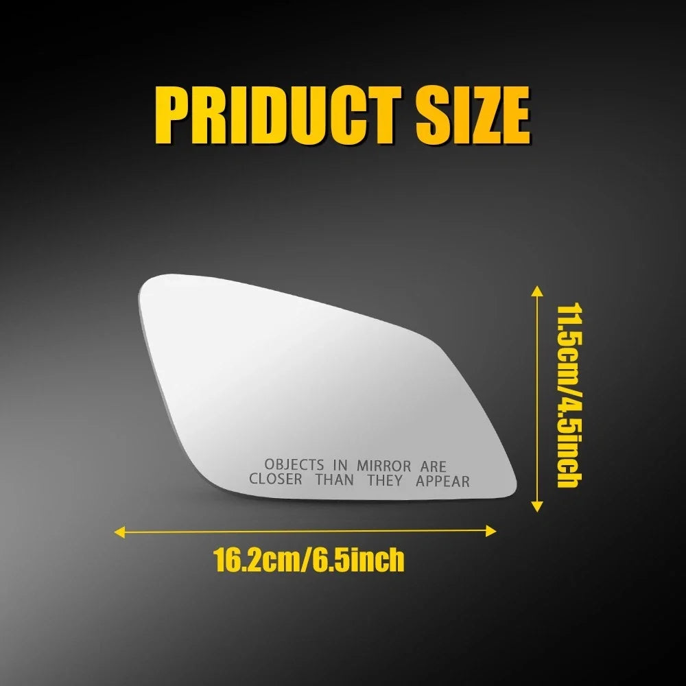 Mirror Glass for BMW 528 535 550 (2010–2016) | Right Side | 4 Pin Connector