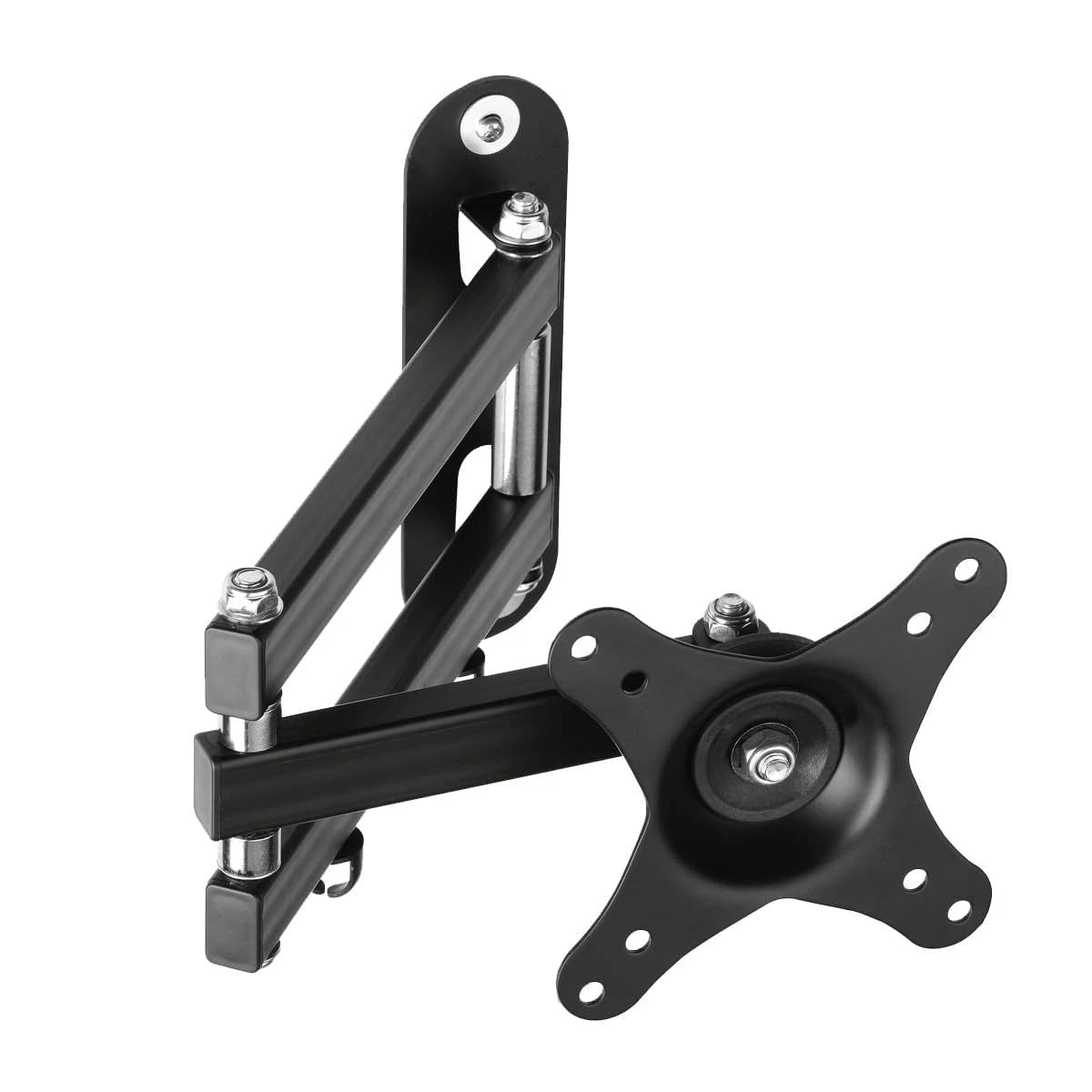 TV Wall Mount for 15-32" Screens (Full Motion, Swivel, Tilt) - 1pc, Black