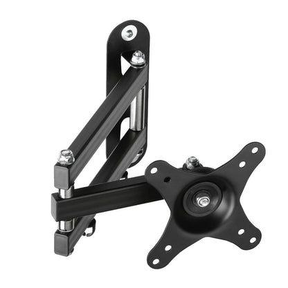 TV Wall Mount for 15-32" Screens (Full Motion, Swivel, Tilt) - 1pc, Black