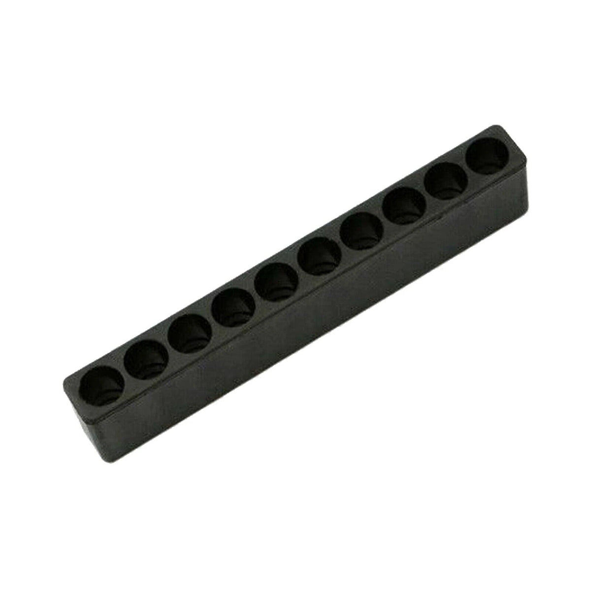 20PC Screwdriver Bit Holder with 10 Holes for 1/4 Hex Shank Storage Case