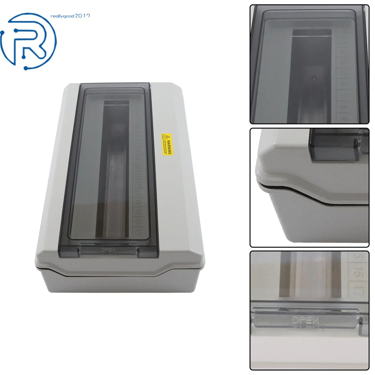 18 Way Power Distribution Box with Bus Bars for Indoor & Outdoor (IP66)