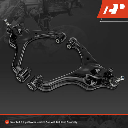 2X Front Lower Control Arm w/ Ball Joint for Ford F-150 (2021–2023) ML3Z3078E, ML3Z3078F, ML3Z3078G, ML3Z3079C