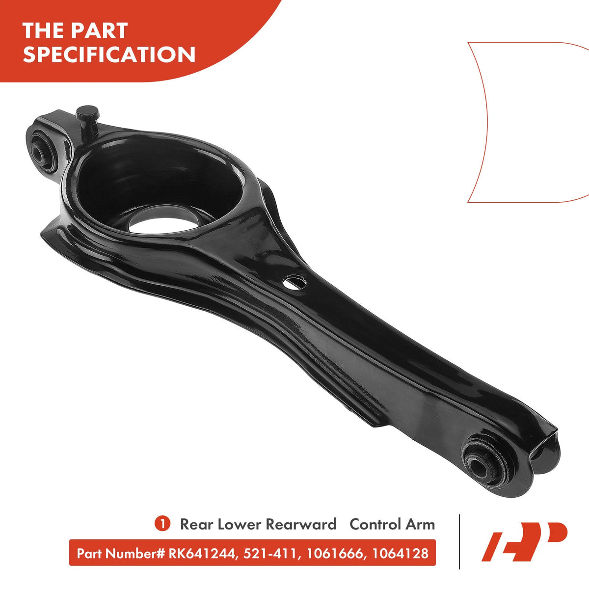 Rear Lower Control Arm for Ford Focus (2000–2011) - 1064128, 7S4Z5500A, WC111411, YS4Z5500EA, RK641244