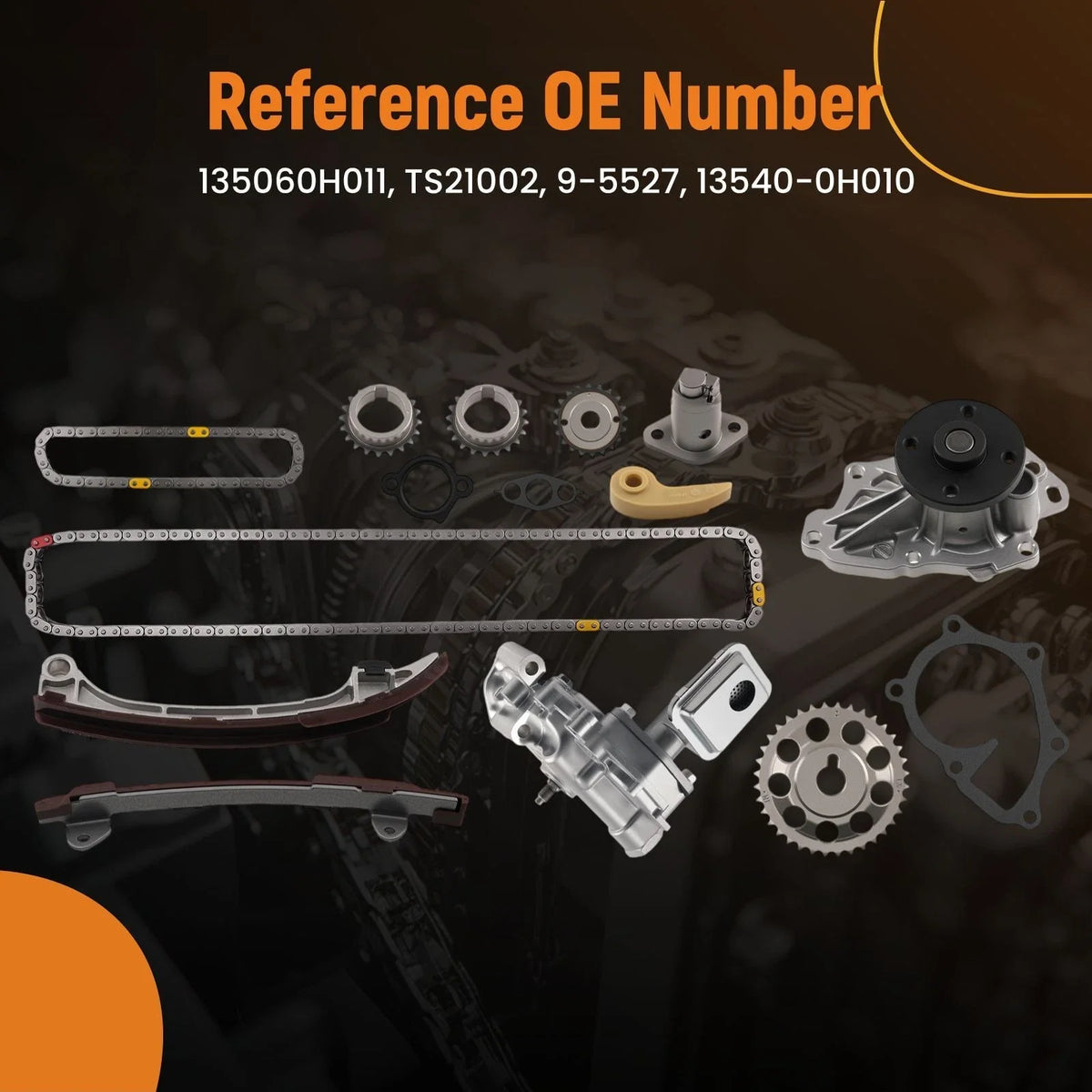 Engine Timing Chain Kit for Toyota Corolla 2.4L (2009–2010) AW9414