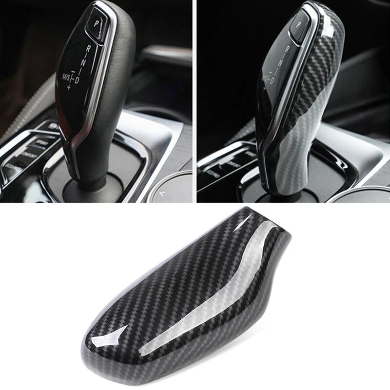 Carbon Fiber Gear Shift Knob Trim Cover for BMW 7 Series G11 G12 (2016–2018)